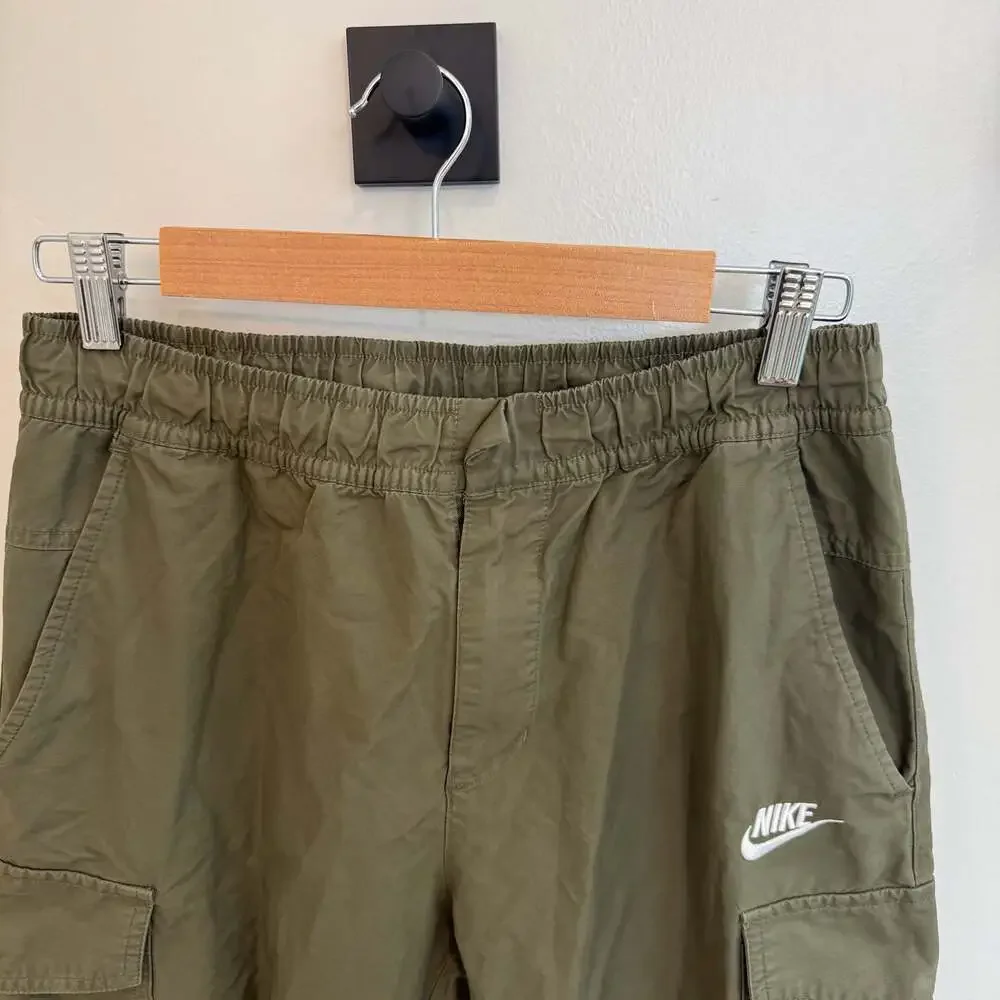 Nike Sportswear Men's Unlined Woven Utility Cargo Pants Olive Green - Picture 5 of 6